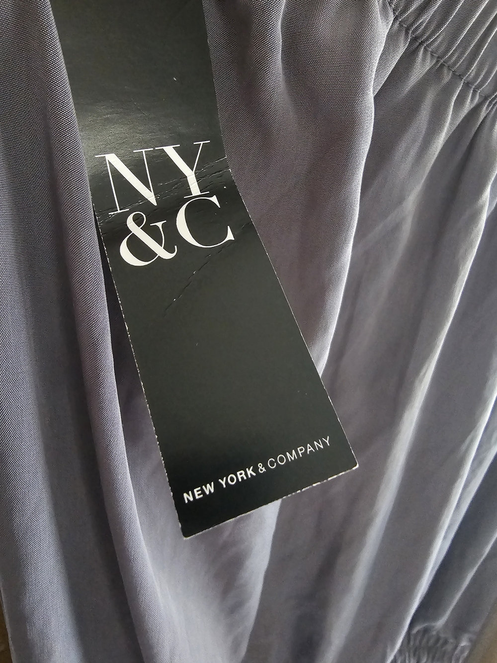 New York & Company Strapless Cargo Jumpsuit in Charcoal Gray - Picture 5 of 5